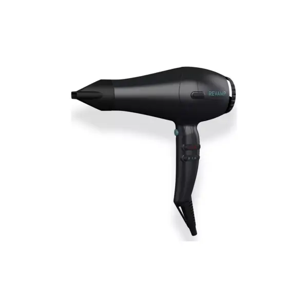REVAMP Uscator de par ionic, Revamp, Ultra X Shine, 2300 W, Progloss, Ionic Jet, 4 setari de temperatura, 2 viteze, Negru