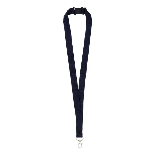 Revent lanyard, RPET - albastru închis
