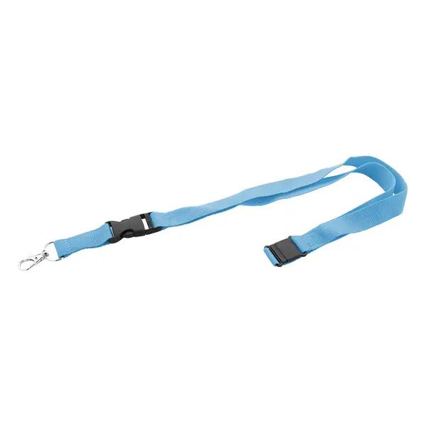 Revent Plus lanyard, RPET - albastru deschis