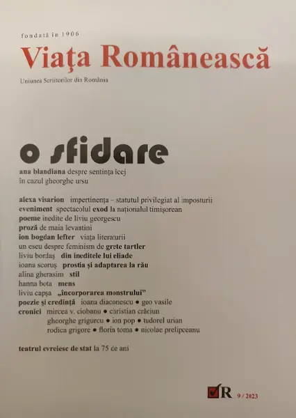 Revista Viața Româneacă 9/2023