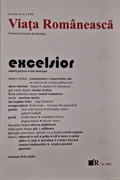 Revista Viața Românească nr. 7-8/2023