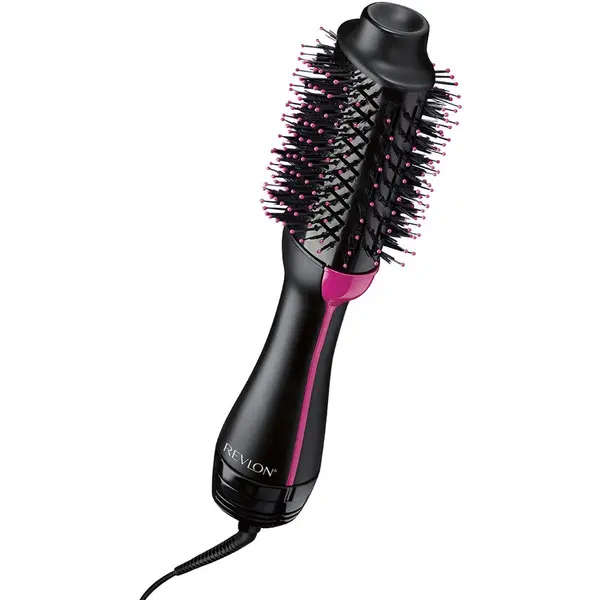 Revlon Perie electrica fixa Revlon One-Step Hair Dryer & Volumiser, pentru par mediu si lung, Negru