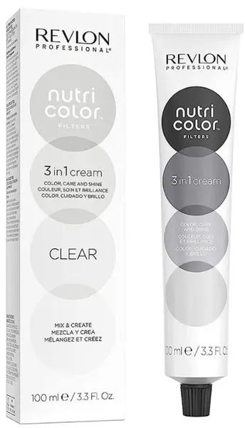 Revlon Professional Nutri Color Filters Mască pentru colorarea părului Mixing Filters, Clear, 100 ml