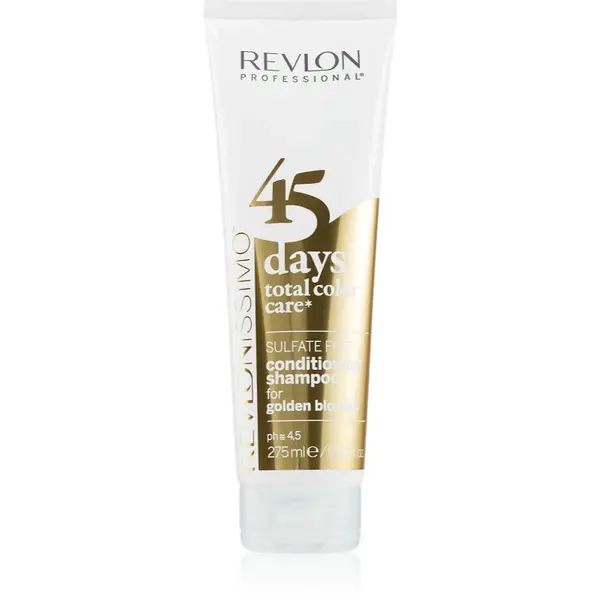 Revlon Professional Revlonissimo Color Care 2 în 1 șampon și balsam pentru păr blond mediu fără sulfat 275 ml
