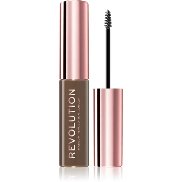 Revolution Brow Fixer gel pentru sprancene culoare Ash Brown 6 ml