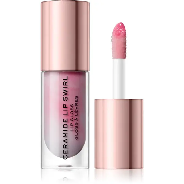 Revolution Ceramide Swirl lip gloss hidratant culoare Pure Gloss Clear 4.5 ml