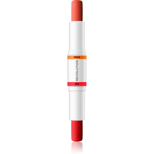Revolution Colour Correcting baton corector pentru uniformizarea nuantei tenului culoare Red & Peach 2x4.3 g