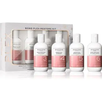 Revolution Haircare Plex Bond Restore Kit set pentru păr uscat și deteriorat