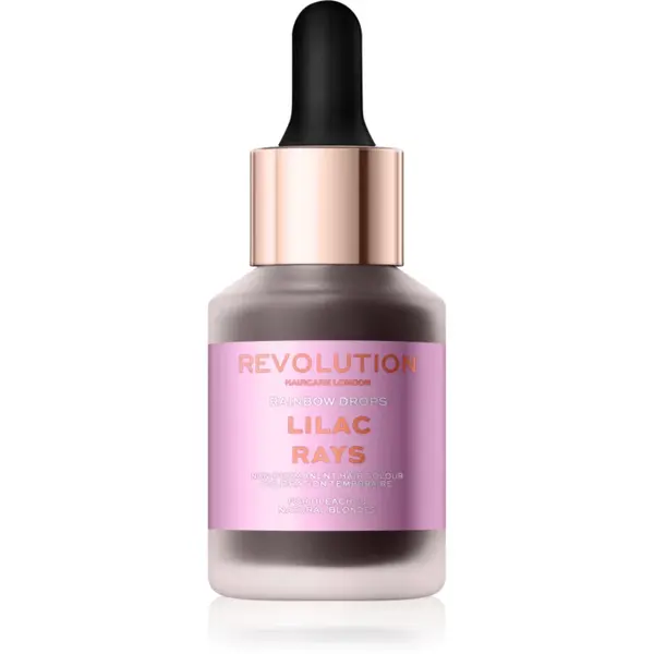 Revolution Haircare Rainbow Drops vopsea de par tonifianta culoare Lilac Rays 30 ml