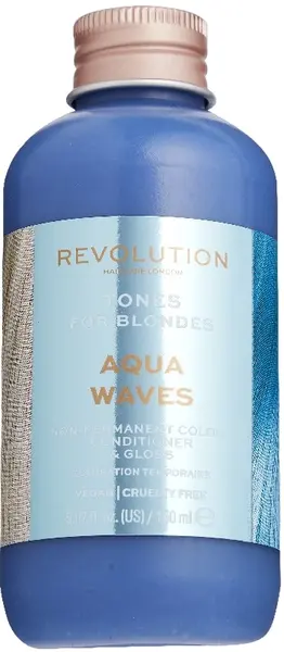 Revolution Haircare Toner pentru păr blond Aqua Waves, 150 ml