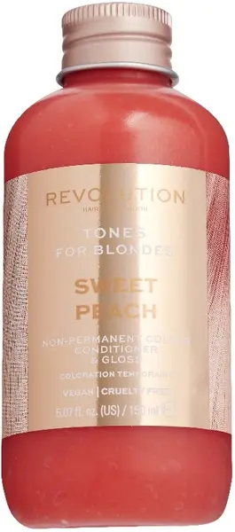 Revolution Haircare Toner pentru păr blond Sweet Peach, 150 ml