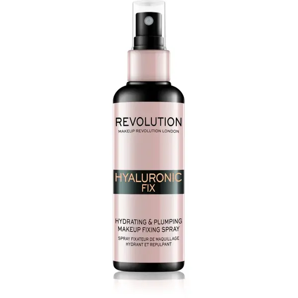 Revolution Hyaluronic Fix Hydrating & Plumping fixator make-up cu efect de hidratare 100 ml
