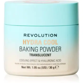 Revolution Hydra Cool Loose Baking Powder pudra pentru stralucire cu efect racoritor