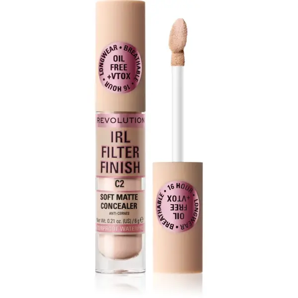 Revolution IRL Filter anticearcan cu efect de lunga durata acoperire completa culoare C2 6 g
