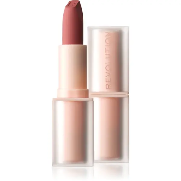 Revolution Lip Allure Soft Satin Lipstick ruj cremos cu finisaj satinat culoare Queen Pink 3.2 g
