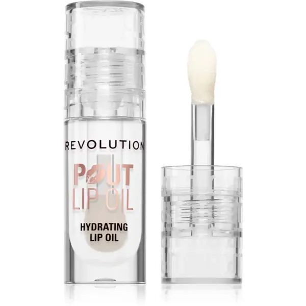 Revolution Pout Lip ulei pentru buze cu efect de hidratare culoare Lychee Clear 3 ml
