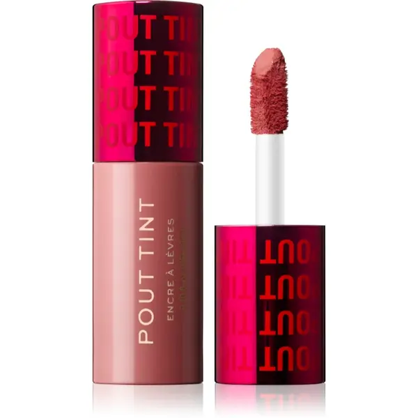 Revolution Pout Tint lip gloss cu efect de hidratare culoare Nude Dreams 3 ml