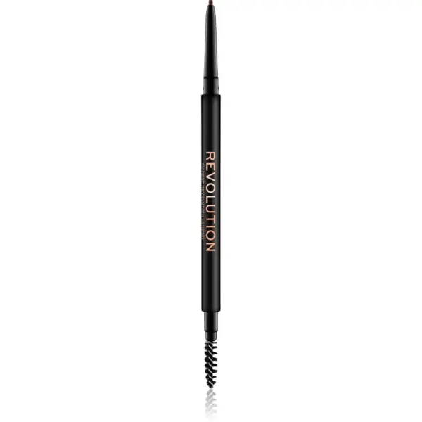 Revolution Precise Brow Pencil creion sprâncene precise cu pensula culoare Medium Brown 0.05 g
