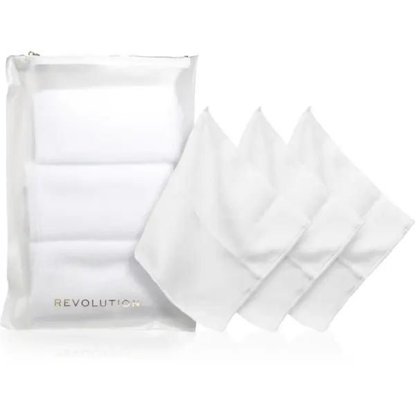 Revolution PRO Miracle Microfibre Cleansing Cloths prosop demachiant pentru make-up 3 buc