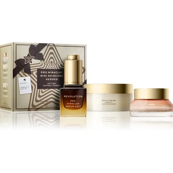 Revolution PRO Xmas 2025 Mini Skincare Heroes set cadou de Crăciun faciale