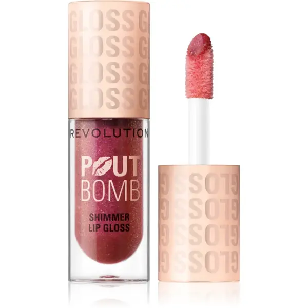 Revolution Shimmer Gloss Luciu de Buze sclipitor culoare Berry Lustre 4.5 ml