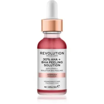 Revolution Skincare AHA + BHA 30% Peeling Solution peeling chimic intensiv pentru o piele mai luminoasa