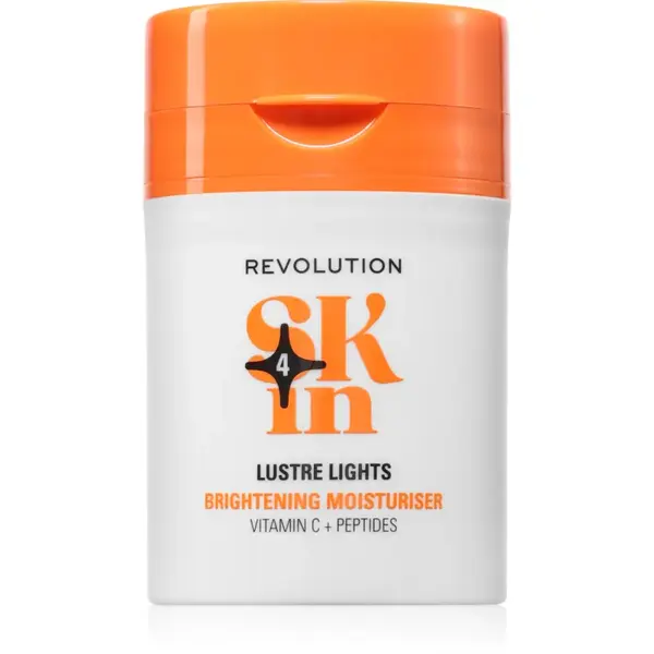 Revolution Skincare Be Bright Vitamin C & Peptides Brightening Moisturiser crema iluminatoare cu peptide 50 ml
