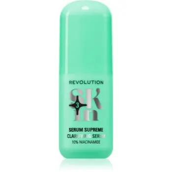 Revolution Skincare Clearly Clarify 10% Niacinamide Serum Clarifying Serum ser cu efect iluminator impotriva imperfectiunilor pielii