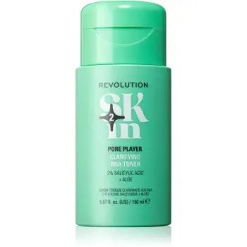 Revolution Skincare Clearly Clarify 2% Salicylic Acid &Aloe Clarifying BHA Toner tonic reglator al sebumului ce minimizeaza porii