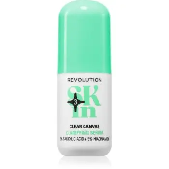 Revolution Skincare Clearly Clarify 5% Niacinamide & 2% Salicylic Clarifying Serum ser exfoliant de netezire cu niacinamidă