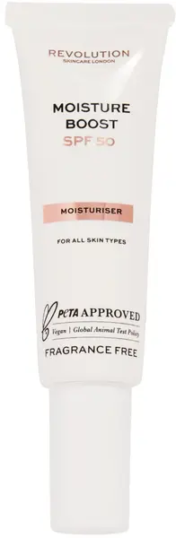 Revolution Skincare Cremă hidratantă pentru față Moisture Boost, SPF50, 50 ml
