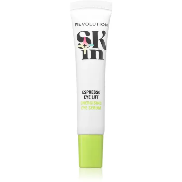 Revolution Skincare Skindividual Go Gentle Eye Lift 5% Caffeine Energising Eye Serum ser pentru ochi cu cafeina 15 ml