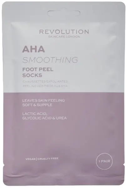 Revolution Skincare Șosete exfoliante AHA, 1 pereche