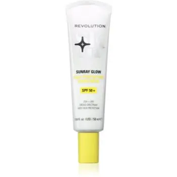 Revolution Skincare Sunray Glow Daily Protection crema de soare pentru fata pentru o piele mai luminoasa