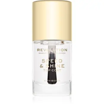 Revolution Speed & Shine lac de unghii cu uscare rapida translucid