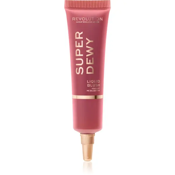Revolution Superdewy fard de obraz lichid culoare You Got Me Blushing 15 ml