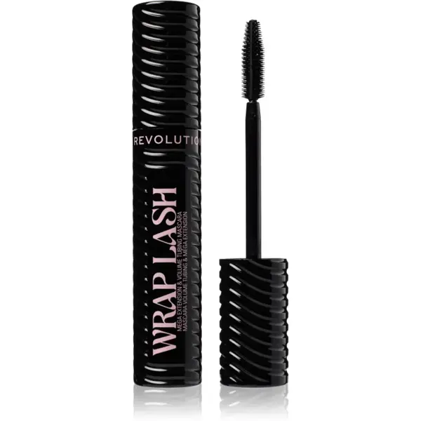 Revolution Wrap Lash mascara cu efect de volum culoare Ultra Black 8.5 ml