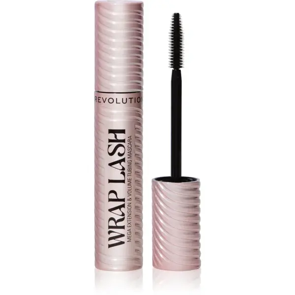 Revolution Wrap Lash Tubing mascara pentru extensie, rotunjire si volum culoare Black 8.5 ml
