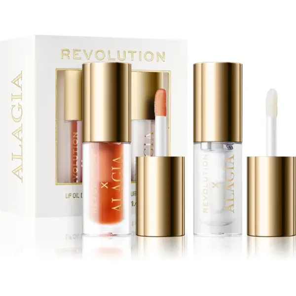 Revolution X Alagia Dominicana Glow & Sunburn set cadou de buze 1 buc