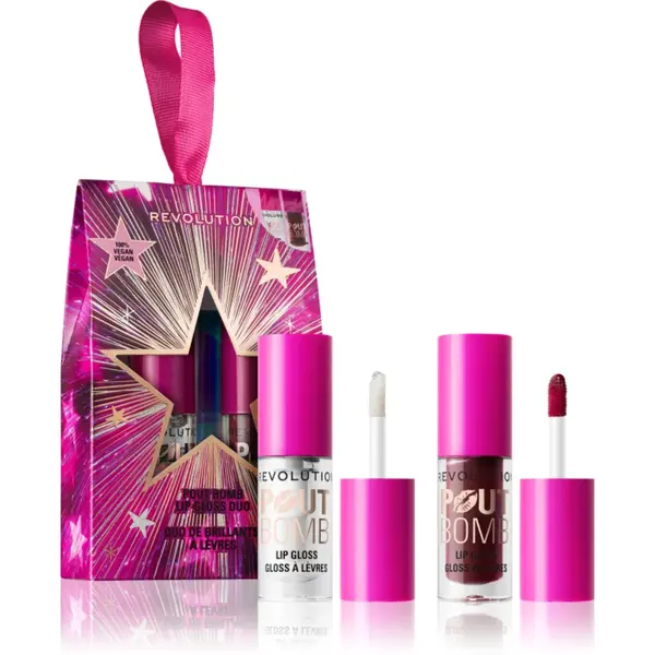 Revolution Xmas 2025 Pout Bomb set cadou de Crăciun de buze
