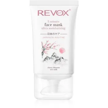 Revox B77 Japanese Routine 3 Minute Face Mask Ultra Moisturizing masca pentru hidratare intensa faciale