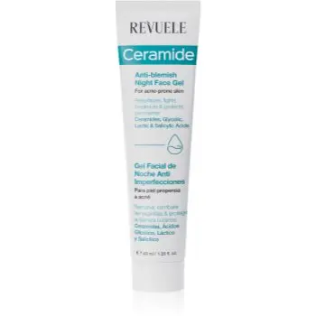 Revuele Ceramide Anti-Blemish Night Face Gel gel împotriva imperfecțiunilor pentru noapte