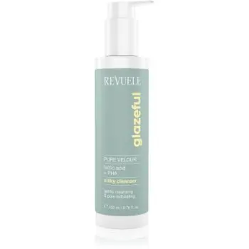 Revuele Glazeful Milky Cleanser Pure Velour lapte demachiant delicat cu efect de exfoliere