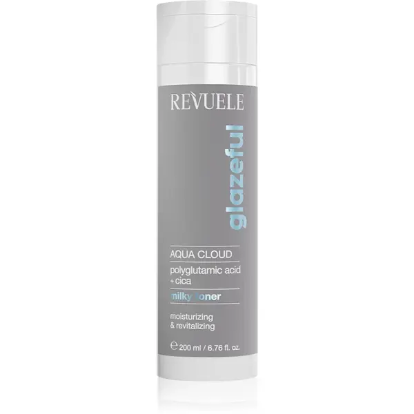 Revuele Glazeful Milky Toner Aqua Cloud loțiune tonică cu lapte cu efect de hidratare 200 ml