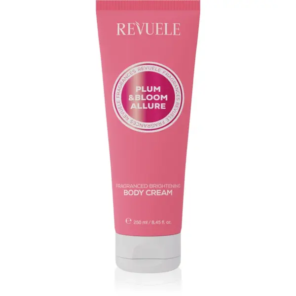 Revuele Plum & Bloom Allure Fragranced Brightening Body Cream cremă de corp, cu efect de iluminare cu efect de hidratare pentru femei 250 ml