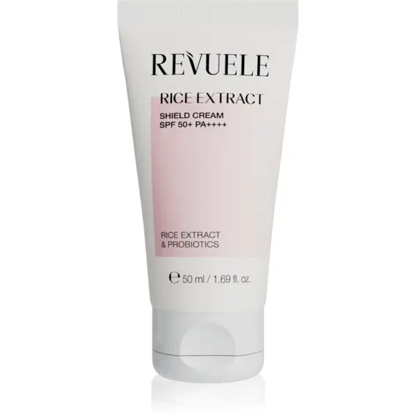 Revuele Rice Extract Shield Cream SPF 50+ PA++++ crema protectoare pentru fata SPF 50+ 50 ml