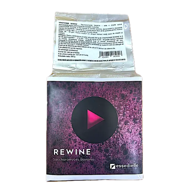 Rewine 500 gr, drojdie refermentare/ fermentatii dificile vin, Essedielle - Default Title