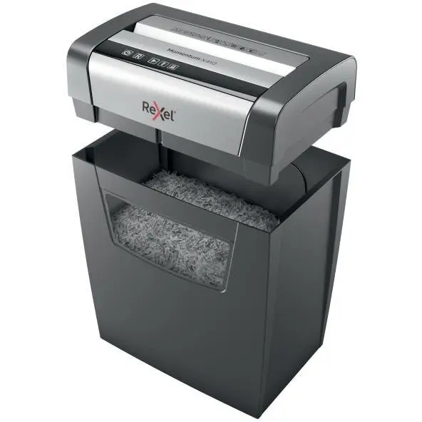 REXEL Distrugator de documente , Rexel , Momentum X410 , 23 l, Negru