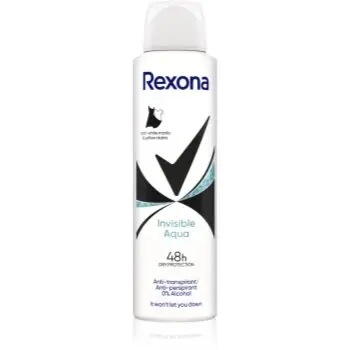 Rexona Invisible Aqua spray anti-perspirant impotriva petelor albe si galbene
