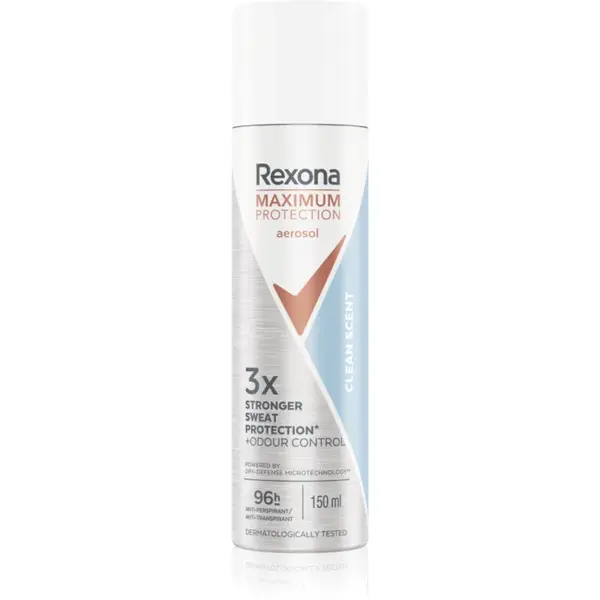Rexona Maximum Protection Clean Scent spray anti-perspirant impotriva transpiratiei excesive 150 ml